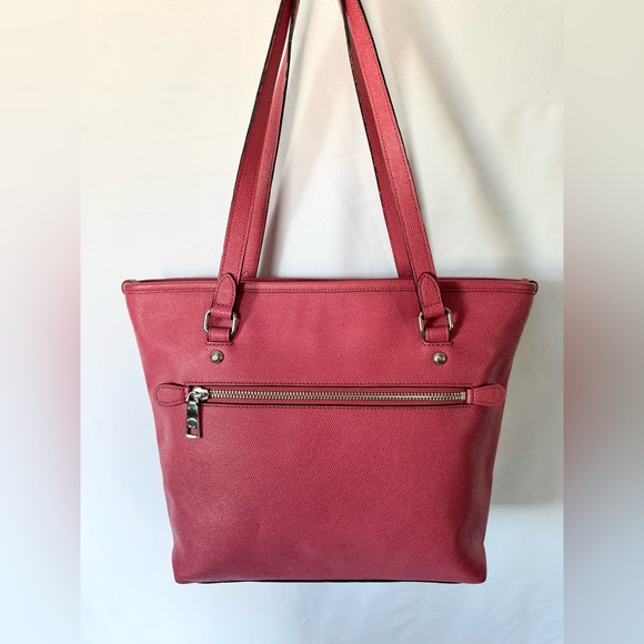 Coach City coral leather zip tote - Picture 2 of 6